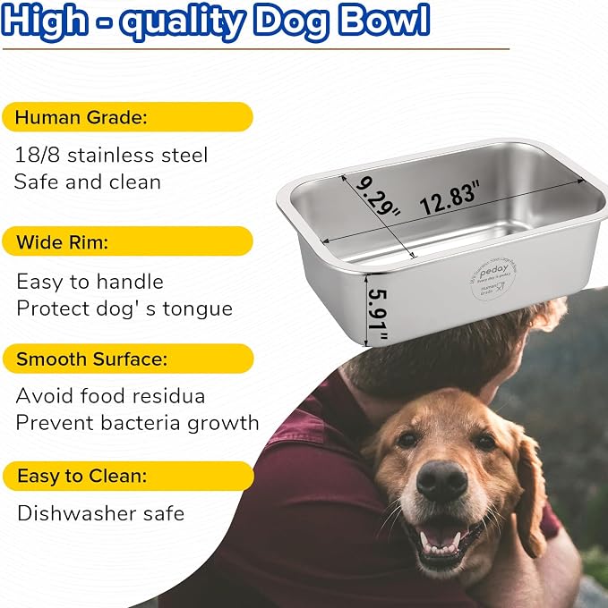 PEDAY Automatic Dog Waterer for Large & X-Large Dogs, Human Grade 18/8 - Image 6