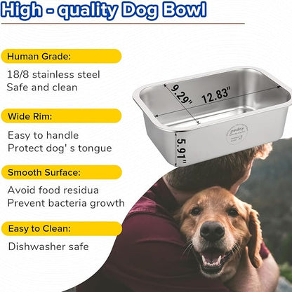 PEDAY Automatic Dog Waterer for Large & X-Large Dogs, Human Grade 18/8 - Image 6
