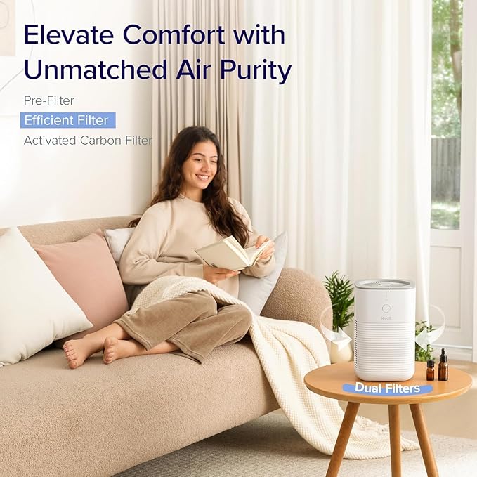 LEVOIT Air Purifier for Home Bedroom, AHAM Verifide, Freshens Small Room - Image 3