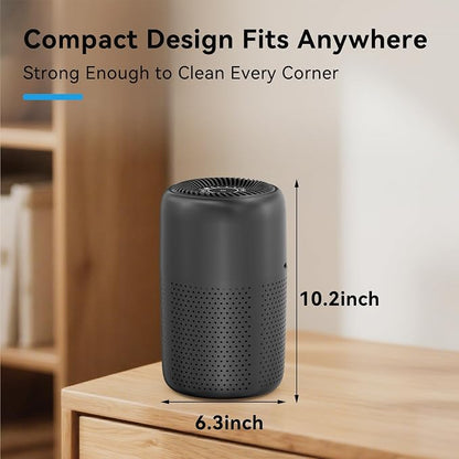 Small Air Purifiers for Bedroom Home Dorm Up to 600 sqft, 20 dB Quiet Desktop - Image 6