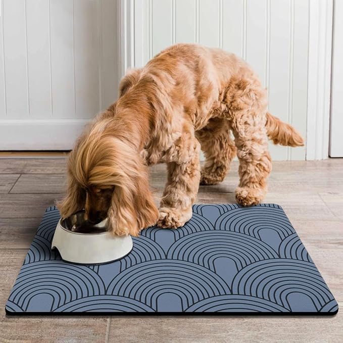 Dog Food Mats for Floors Absorbent, Pet Cat Food Mat - Image 6