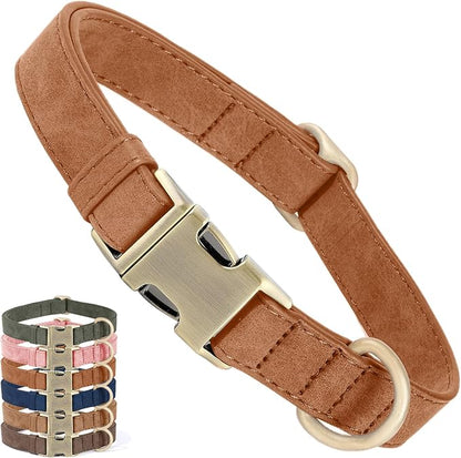 Genuine Leather Dog Collar by HOME