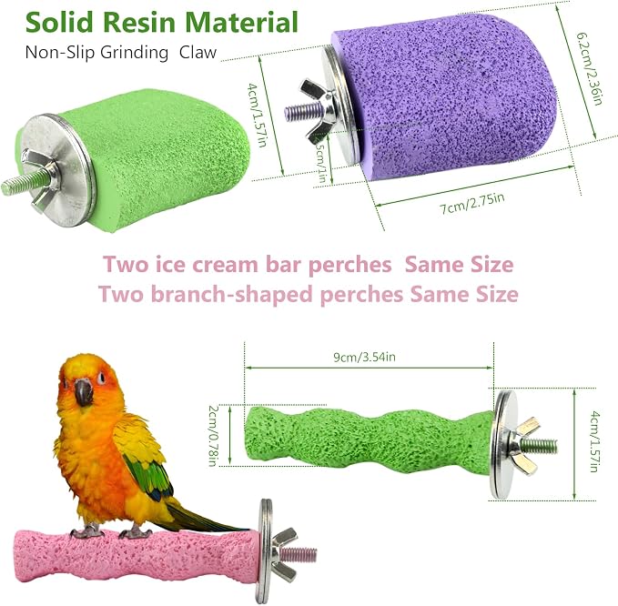 4PCS Bird Beak Grinding Stone, Cage Accessories - Image 2