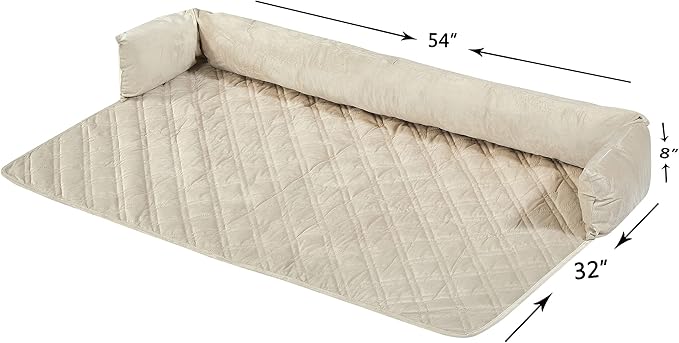Brilliant Sunshine Premium Calming Dog Bed Mat, Silky Velvet, Removable - Image 3
