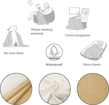 Ameritex Pet Bed Blanket Reversible 100% Waterproof Velvet Super Soft - Image 6