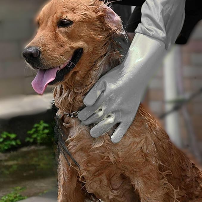 Dog Washing Gloves, Pet Grooming Gloves - Image 4