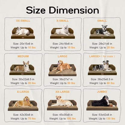 Extra Large Dog Bed-Orthopedic Waterproof XL Dog Bed - Image 2