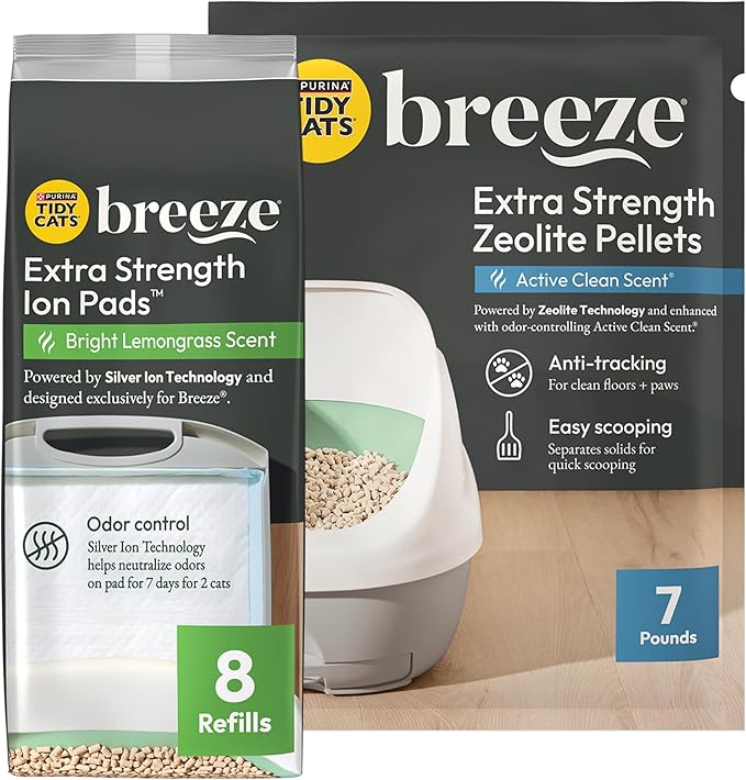 Purina Tidy Cats Breeze Cat Litter Extra Strength Refill Bundle by PurinaTidyCatsLitter