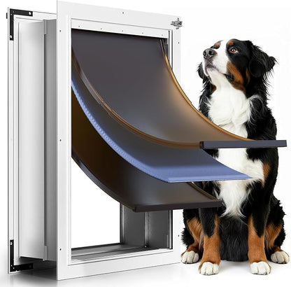3-Flap Insulated Aluminum Dog Door by PETCOMING