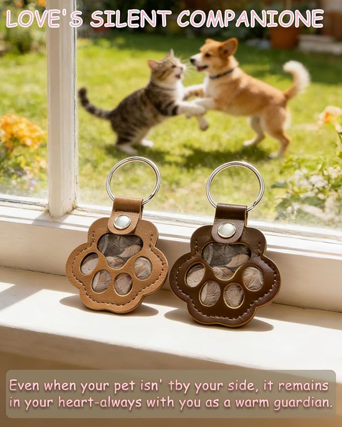 Paw Dog Hair Keychain - Image 7