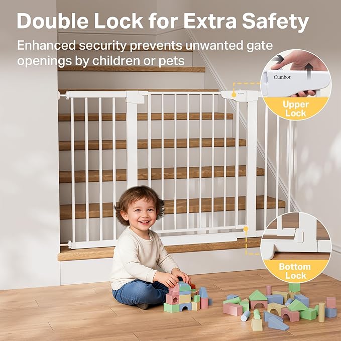 Cumbor 29.7"–51.5" Extra Wide Baby Gate - Image 4