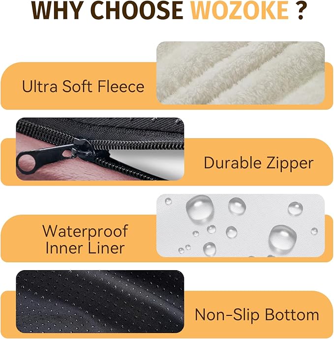 Orthopedic Waterproof Large Dog Bed: Memory FoamWashable Dog Bed - Image 6