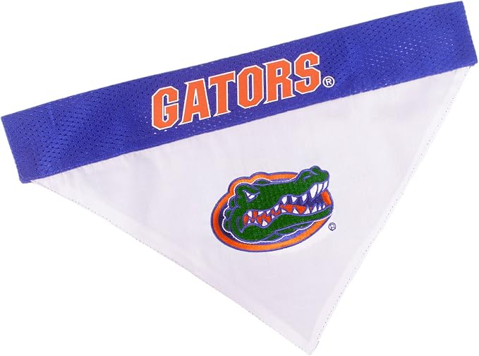 Pets First Collegiate Pet Accessories, Reversible Bandana, Florida Gators by PETSFIRST