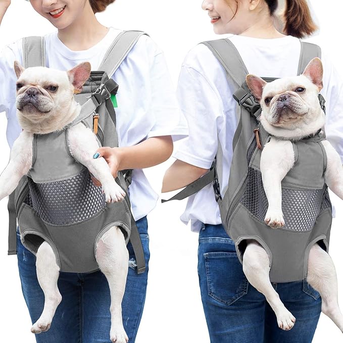 Lifeunion Legs Out Dog Carrier Backpack Hands-Free Adjustable Pet Travel Carrier - Image 5