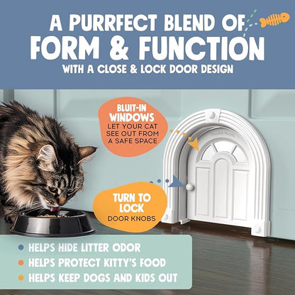 Purrfect Portal Meow Manor® Cat Door Interior Door - Image 3