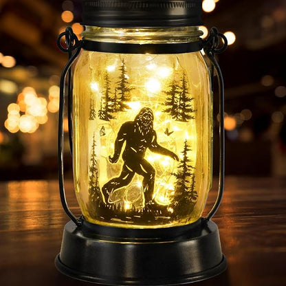 kyoryuger Bigfoot Gifts for Women/Men Bigfoot Solar Lanterns Mom Grandma by kyoryuger