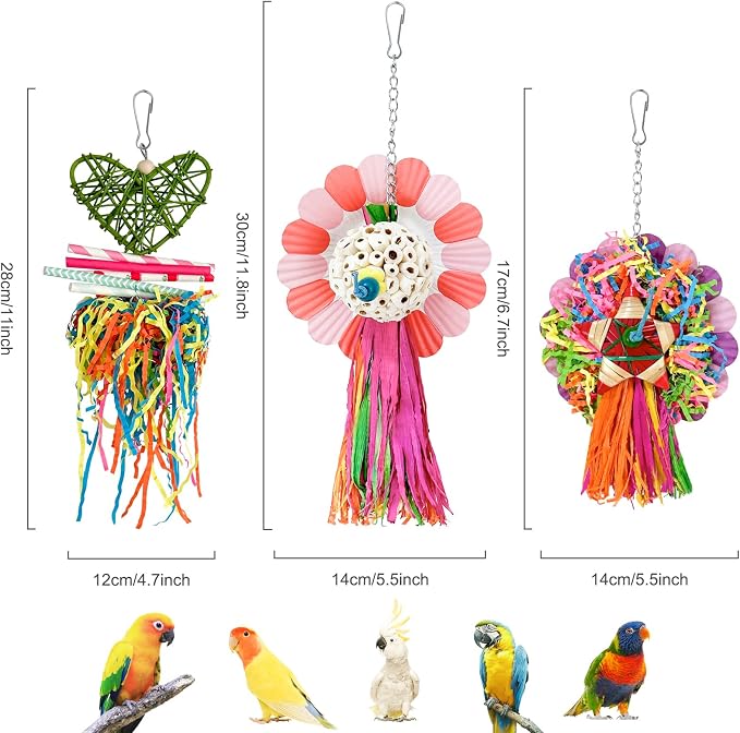 Bird Toys, Lovebird Cockatiel - Image 2