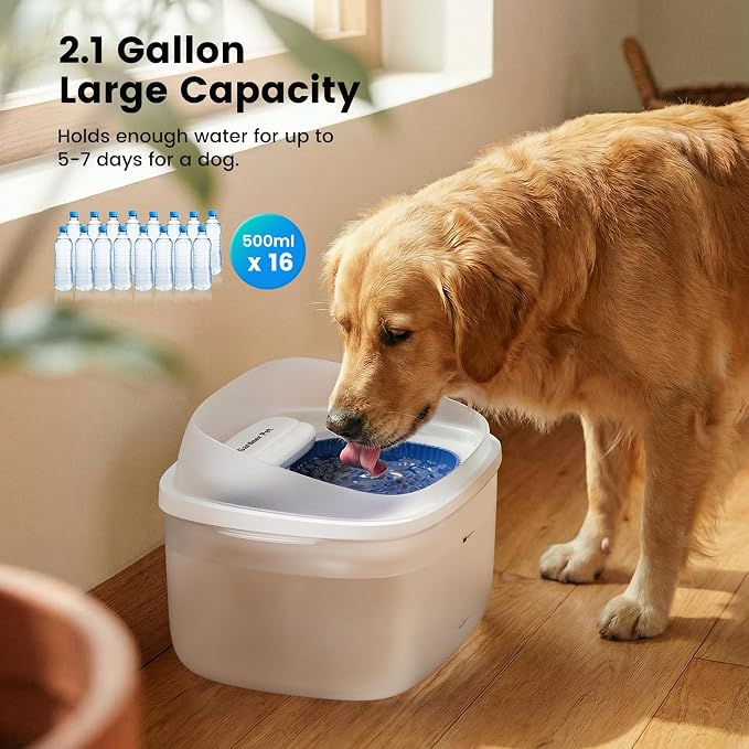 Gardner Pet Dog Water Fountain, Dog Water Bowl Dispenser - Image 7