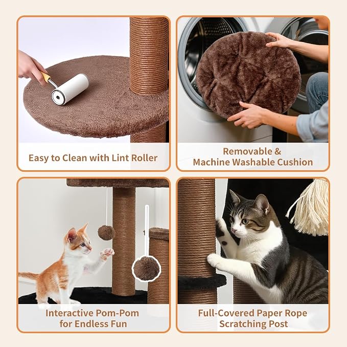 64 in Heavy Duty Cat Tree, Cat Tower - Image 8