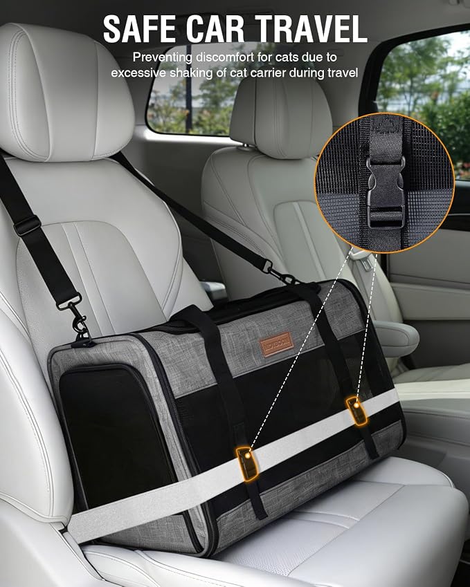 PETUX Large Pet Carrier for Large Cats ＆ Small Dogs - Image 6