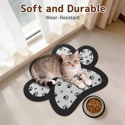 Dog Food Mat for Bowls, Absorbent Quick Dry Dog Cat Mats for Food and Water - Image 4