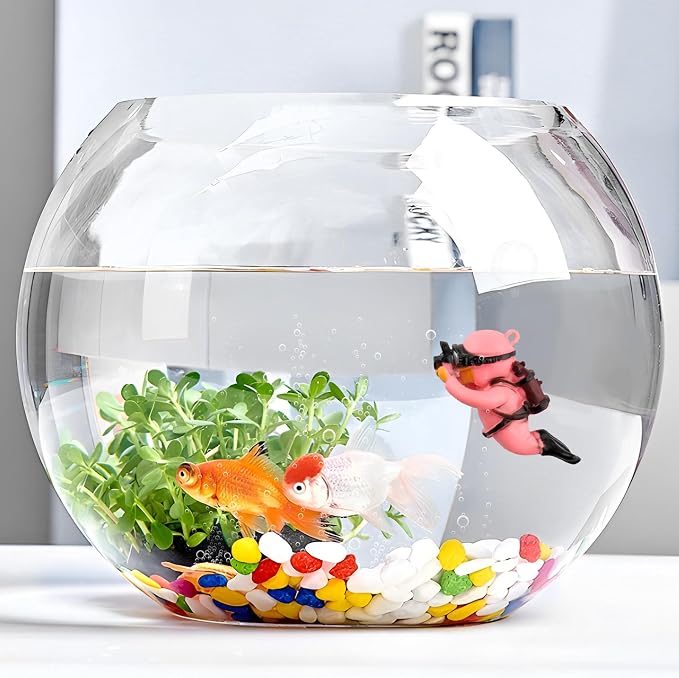 onesimcr Floating Fish Tank Decorations, Aquarium Decorations, Lovely Diver - Image 6