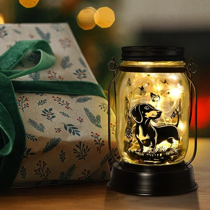 Dachshund Gifts for Women/Men Dachshund Solar Lanterns Mom Birthday Wiener Dog - Image 7
