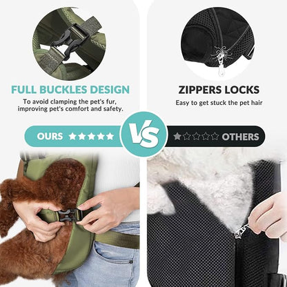 Dog Carrier Backpacks, Adjustable Dog Backpack Carrier, Legs Out Easy-fit Dog - Image 4