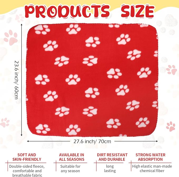 Tatuo 10 Pieces Pet Blankets - Image 2
