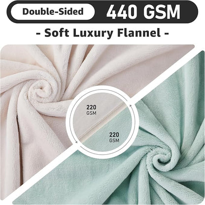 LOOBANI Waterproof Blanket for Bed: Reversible Soft Flannel King Size Bed - Image 6