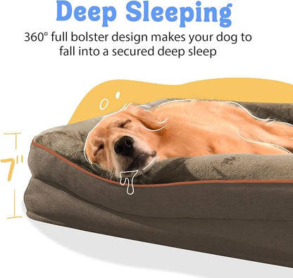 Washable Orthopedic Large Dog Bed - Image 3