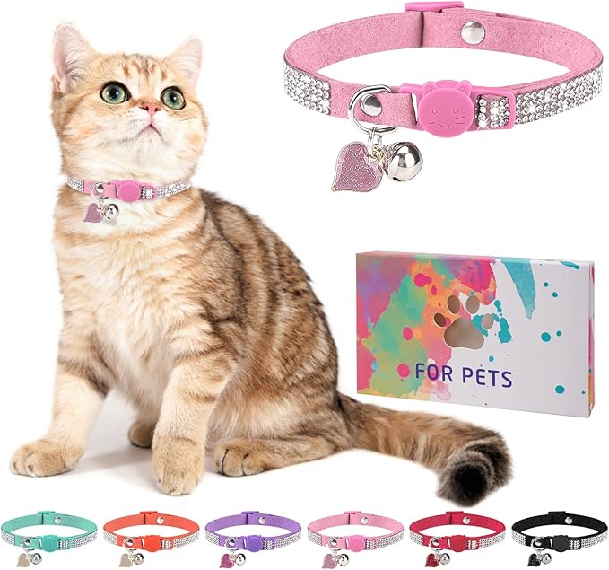 Rhinestone Cat Collar Breakaway by DILLYBUD