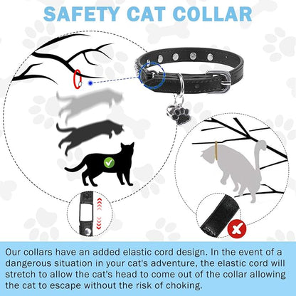 SCENEREAL Leather Cat Collar - Image 5