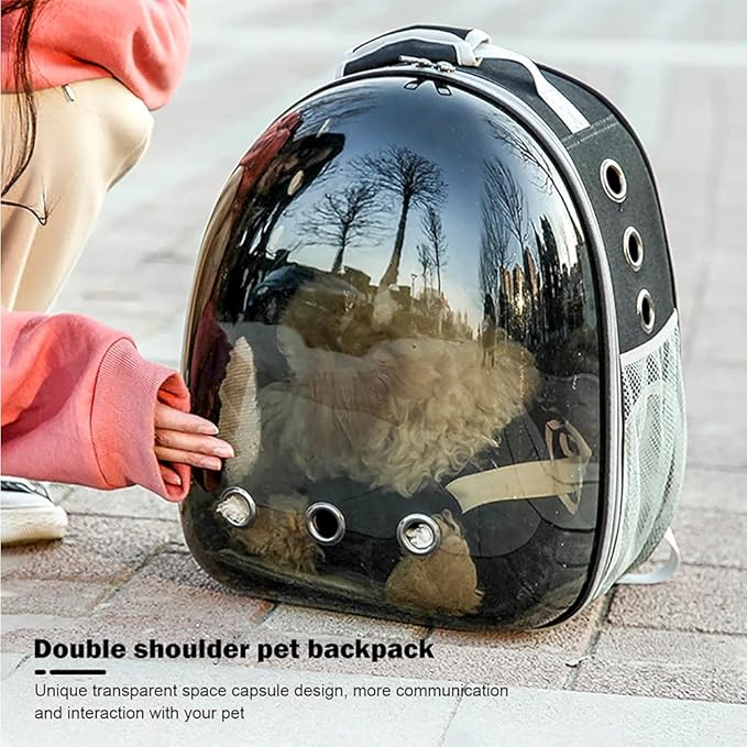 Animal Carrier Backpacks, Transparent Space Capsule Bubble Pet Backpack Bag - Image 6