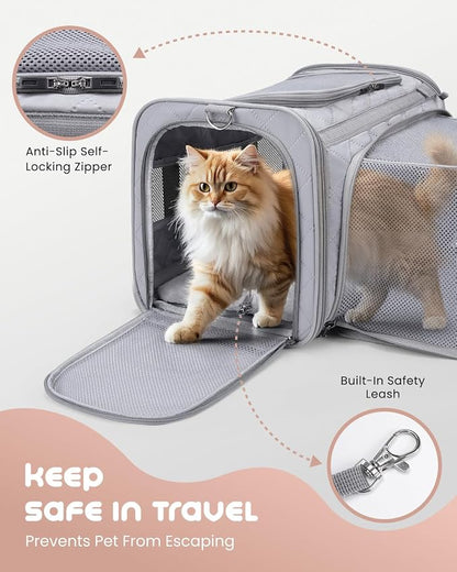 MIDOG Cat Carrier Soft for Small to Medium-Sized Cats, TSA Airline Approved - Image 4