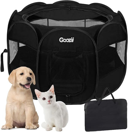 Kitten Cat Playpen for Indoor Cats Enclosed, Portable Foldable Pet Dog Playpen - Image 8