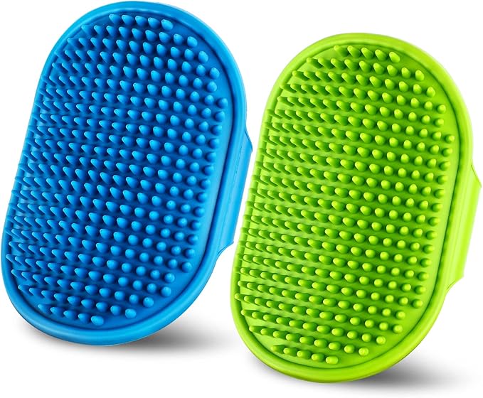 Dog Grooming Brush，Pet Shampoo Massage Bath Brush Comb by DSOE