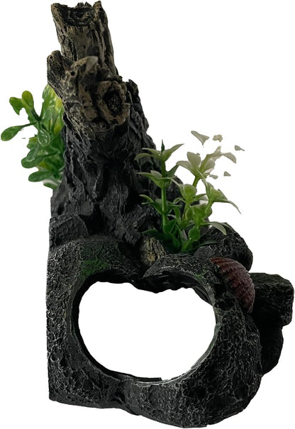 Aquarium Decor Magnetic Driftwood Outcropping Ornament –Wall-Mounted Fish Tank - Image 9