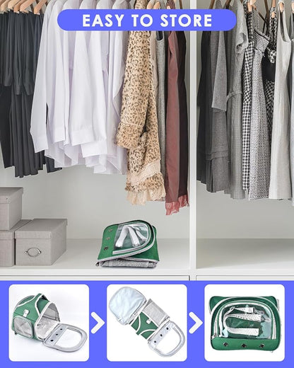 Bissap Bearded Dragon Travel Carrier, Portable Guinea Pig Carrier Bag Tortoise - Image 6