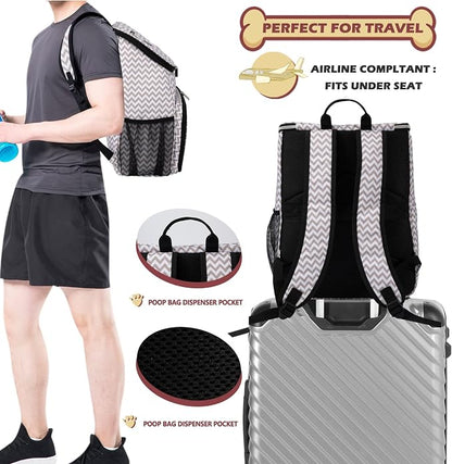BAGLHER Dog Travel Bag Backpack, Airline Approved Pet Supplies Backpack - Image 5