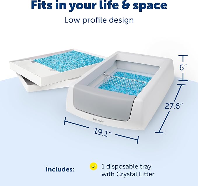 PetSafe ScoopFree Crystal Classic Self-Cleaning Litter Box System Automatic Cat - Image 7