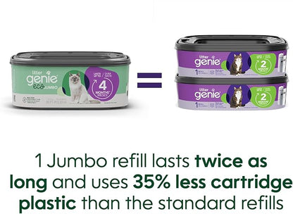 Litter Genie Eco Refills | Compostable Cat Litter Bags Jumbo 2-pack | Up to 4 - Image 6