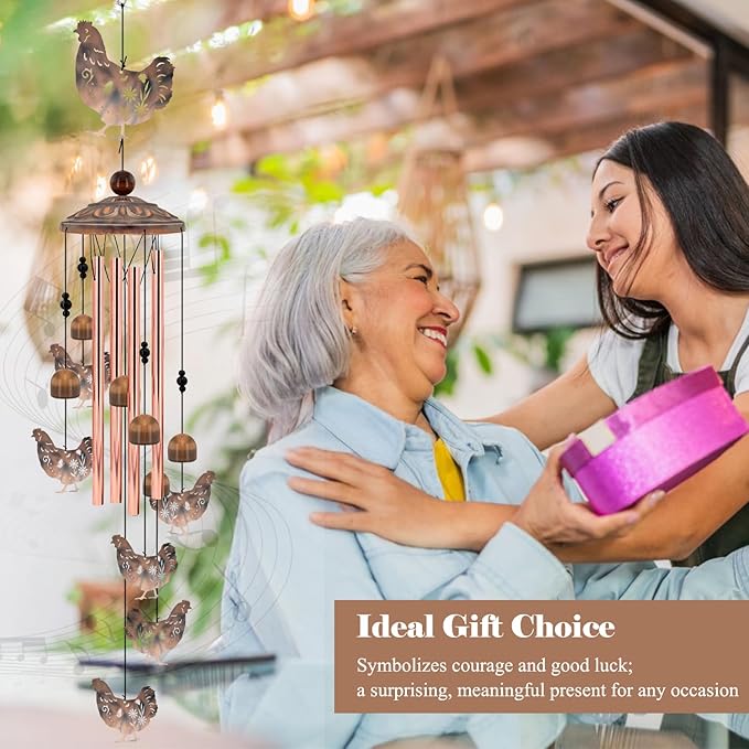for Women Chicken Wind Chimes for Outside, Decoration for Outdoor - Image 7