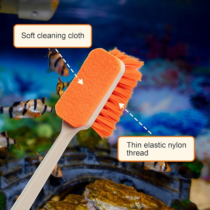 Small Fish Tank Cleaner Brush, Algae Scraper - Image 4