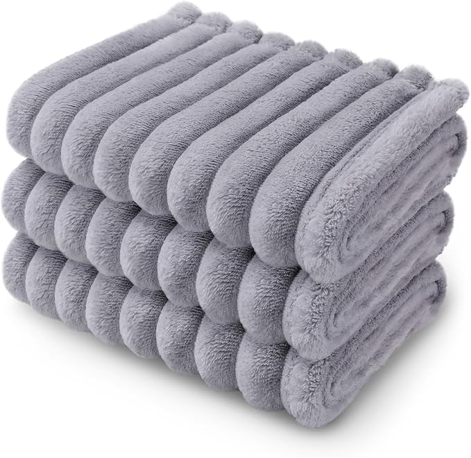 LINENLUX 1 Pack 3 Soft Fleece Dog Blanket by LINENLUX