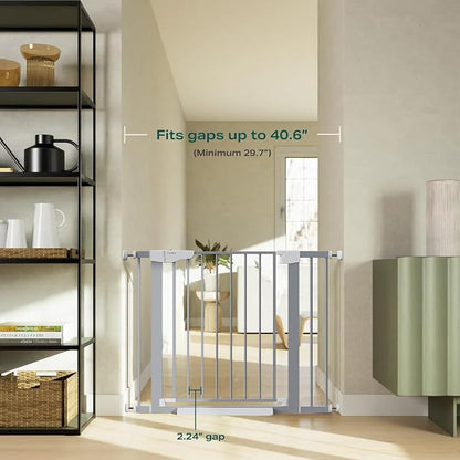 Cumbor 29.7"-40.6" Baby Gate for Stairs, Mom's Choice Awards Winner-Dog Gates - Image 2