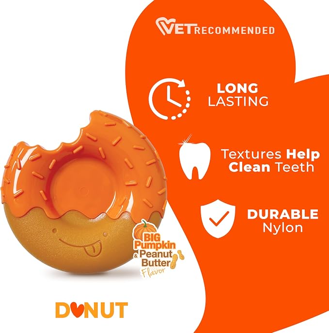 Nylabone Limited Edition 70th Birthday Donut Power Chew Toy - Image 3