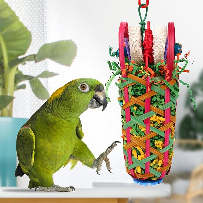 Kyouki Parakeets Toys, Love Birds, Small & Medium Parrots, Fun Foraging & - Image 6