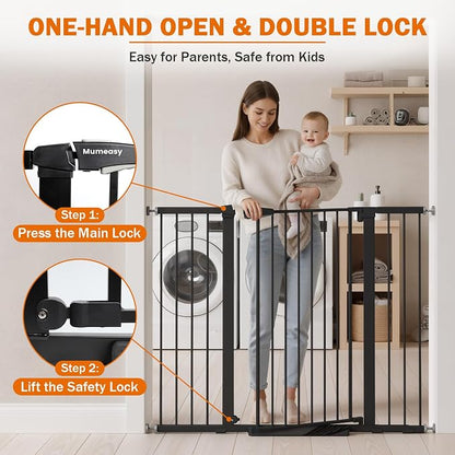Mumeasy 36" Extra Tall Baby Gate - Image 4