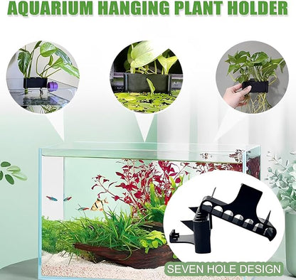 2PC 7 Holes Upgraded Aquarium Plant Holder, Aquatic Plants Cup - Image 5
